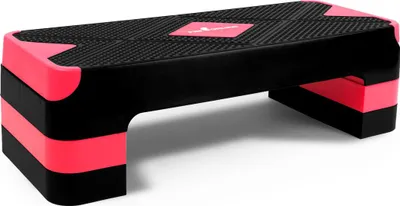 Produktbild von Aerobic Stepper Höhenverstellbar mit 3 Stufen 10/15/20 cm Home Gym Fitness Rosa