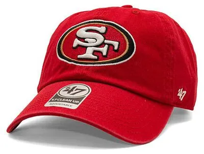 Produktbild von 47 Brand Relaxed Cap CLEAN UP San Francisco 49ers rot