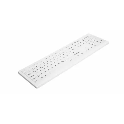Produktbild von Contour Design Active Key AK-C8100F-UVS-W/BE, Kabelgebunden, USB, Membran Key Switch, AZERTY, Weiß