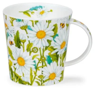 Mok mit Blumenmuster, 0,48 l, Fine Bone China