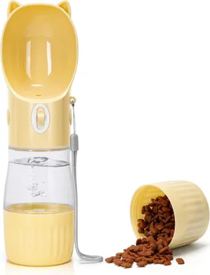 Obrázok produktu pre 250ml fľaša na vodu pre domáce zvieratá: Na prechádzky, cestovanie a kempovanie