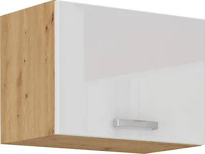 Obrázek produktu pro Digestořová skříňka ADARA - šířka 50 cm, bílá / dub artisan