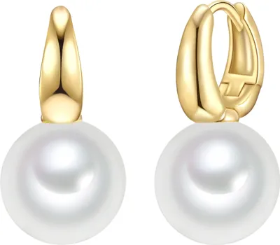 Produktbild von Rafaela Donata Perlen-Creolen Sterling Silber Muschelkernperle 50110161