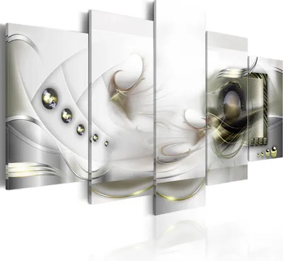 Produktbild von Leinwandbilder 200x100 cm a-A-0073-b-o Vlies Leinwandbild 5 tlg Kunstdruck modern Wandbilder XXL Wanddekoration Design Wand Bild ABSTRAKT
