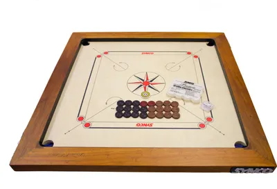 Produktbild von Carrom Board Synco Professional Turnier 74x74 Spielfäche Limited Edition- 2990