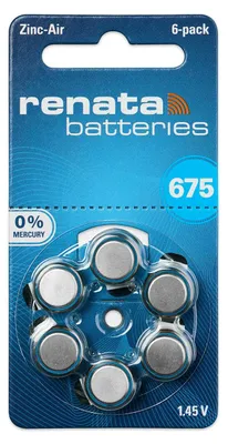 Produktbild von Renata Renata 675 Hörgeräteknopfzelle