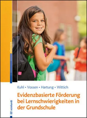 Produktbild von Evidenzbasierte Förderung bei Lernschwierigkeiten in der Grundschule