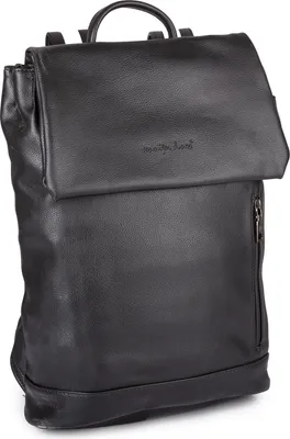 Zdjęcie produktu dla Duży elegancki plecak damski miejski do pracy A4 z klapką z miękkiej skóry ekologicznej czarny