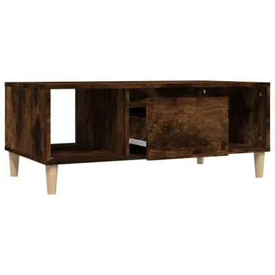 Obrázok produktu pre vidaXL Konferenčný stolík Smoked Oak 90x50x36,5 cm odvodený výrobok z dreva