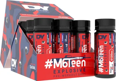 Productafbeelding van Dorian Yates Nutrition #M6teen Shot (12x60ml) Blauwbes - Pre-workout - Energieboost voor het sporten