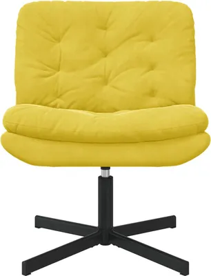 Immagine prodotto di vidaXL Sedia girevole relax giallo 63 x 75 x 76 cm Velluto