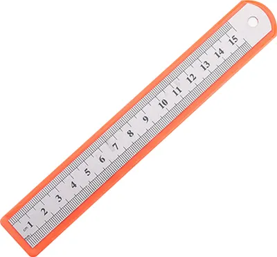 Produktbild von Edelstahl-Lineal 15cm | robust, korrosionsbeständig & präzise Skala | für Schule, Büro, Zeichnen & Messen – langlebiges Messwerkzeug