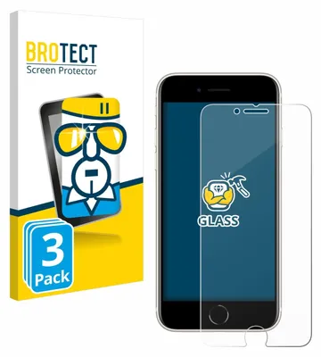 A product package for screen protectors and a smartphone with a screen protector applied.