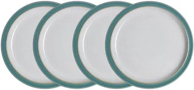 Produktbild von Grüner Steingut Teller 26,5 cm Durchmesser, Spülmaschinen- und Mikrowellengeeignet