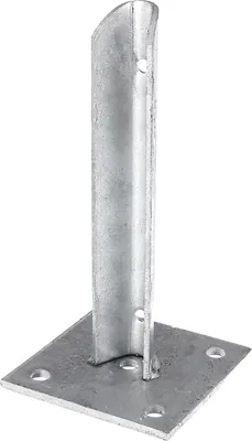 Zdjęcie produktu dla Alberts 663629 Wspornik słupka, do słupków ogrodzeniowych, do słupka Ø 34 mm, zestaw 2 szt