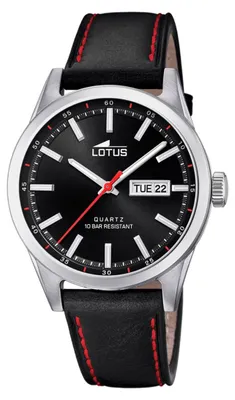 Produktbild von LOTUS Herren Uhr Classic Elegant 18671/4 Leder Armbanduhr schwarz UL18671/4