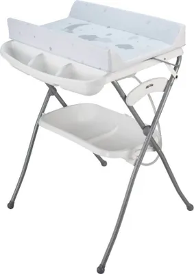 Produktbild von Cabino Bath Wickeltisch Collapsible Clouds Weiß/Grau