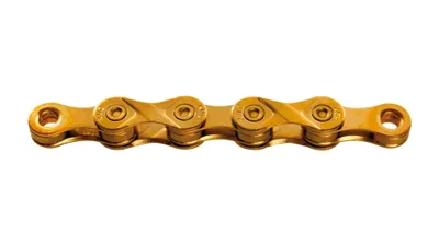 Productafbeelding van KMC X9 Ti-N ketting, 114 schakels, 1/2 x 11/128, goudkleurig, fietsketting, 9-speed
