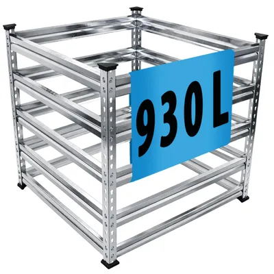 Produktbild von Bituxx Komposter Garten Wetterfest Kompostierer Kompostbehälter Metall 100 x 100 cm MS-19426