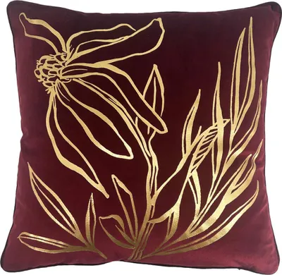Produktbild von Dutch Decor Dekokissen Lonneke 45x45 cm Rot