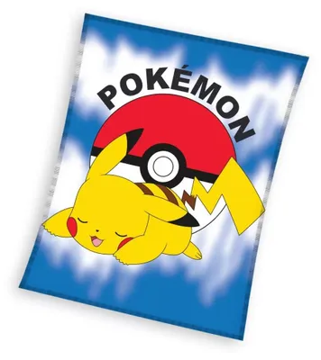 Produktbild von Pokémon Chuchu Nap Flanell-Fleecedecke 130x160cm