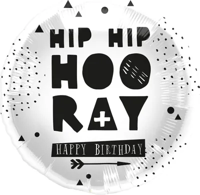 Produktbild von Hip Hop Horray Folienballon 45cm