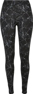 Produktbild von Urban Classics Leggings Damen Ladies Soft AOP Leggings schwarz L