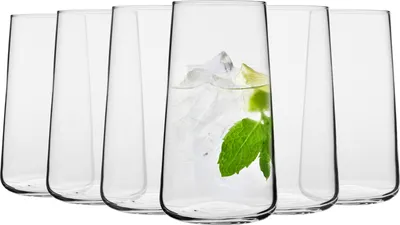 Produktbild von KROSNO Infinity Wassergläser, 6er-Set, 600 ml