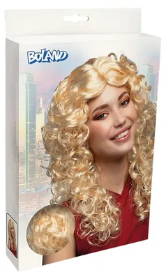 Produktbild von Perücke Norah blond – Lockige Damenperücke für Karneval, Fasching & 80er Partys