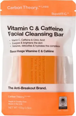 Image de Savon nettoyant pour le visage Vitamine C & Caféine ( Nettoyant visage) 100 g