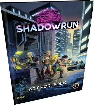 Zdjęcie produktu dla Shadowrun Art Porfolio - Tabletop Roleplaying Game - ENG Edition