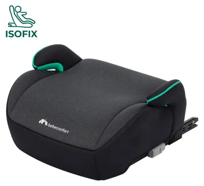 Produktbild von Bebeconfort Manga i-Fix Sitzerhöhung, ISOFIX-Sitzerhöhung, leichtgewichtige Auto-Sitzerhöhung, von 6 bis 12 Jahren, 22–36 kg, 125–150 cm, Tinted Black