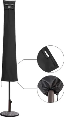 Produktbild von Famanu Schutzhülle für Sonnenschirm 350 cm - Schwarz