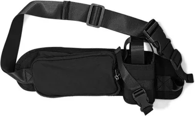 Produktbild von Schwarzes Wandertaschen-Set mit Trinkflaschenhalter