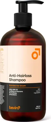 Produktbild von BEVIRO Natürliches Shampoo gegen Haarausfall 500 ml