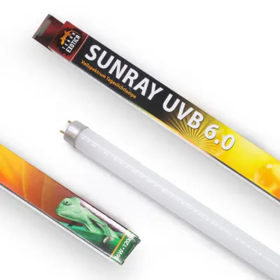 Produktbild von Sunray UVB 6.0 - Leuchtstoffröhre - 36 Watt / 120 cm - Terrarium Beleuchtung ideal für Schildkröten, Leguane, Chamäleons uvm.