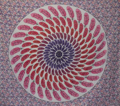 Produktbild von Wandtuch | Mod-2 | 210x240cm - indischer Wandbehang | Picknickdecke | Tagesdecke