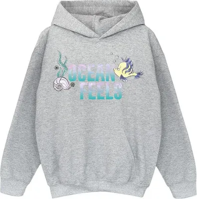 Produktbild von Disney - "The Little Mermaid" Kapuzenpullover für Mädchen BI8939 (104) (Grau)