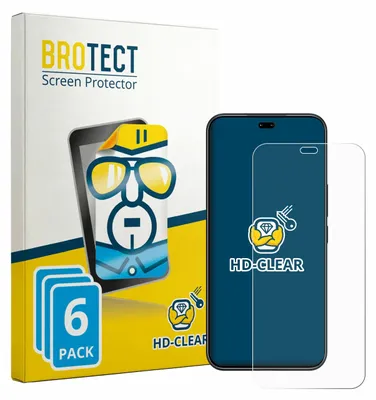 Produktbild von 6x Für Honor 400 Pro Schutzfolie BROTECT Displayschutz Display Schutz Folie Klar Transparent