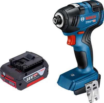 Image de Visseuse à chocs sans fil Bosch GDR 18V-200 Professional 18 V 200 Nm sans balais + 1 batterie 4,0 Ah - sans chargeur