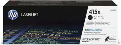 Immagine prodotto di Cartuccia toner HP 415X, nero, alta capacità, originale W2030X, 7500 pagine, LaserJet Pro M454/M479
