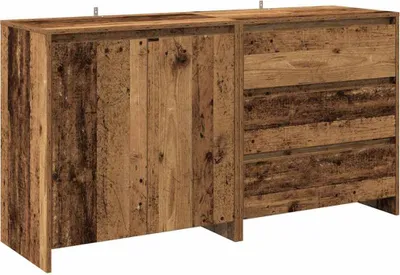 Produktbild von 2-tlg. Sideboard Altholz-Optik Holzwerkstoff