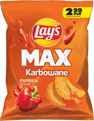Obrázok produktu pre Zemiakové lupienky s príchuťou papriky 40 G