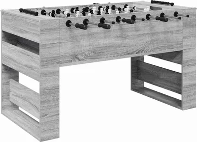 Produktbild von Tischfußballtisch Graues Sonoma 146,5 x 74 x 85 cm
