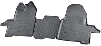 Zdjęcie produktu dla Gumowe maty podłogowe, przednie, pasujące do Ford Transit (od 2014 roku)