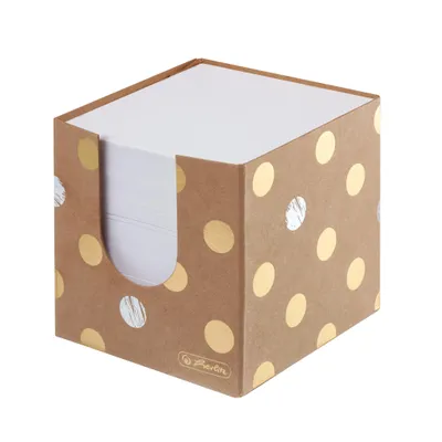 Immagine prodotto di herlitz  50021819 herlitz Zettelbox Pure Glam, 90 x 90 mm, braun
