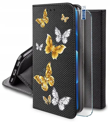 Produktbild von Hülle für Google Pixel 11 Pro Magnet – Muster-Hülle mit Geldbörsenfunktion + 9H-Glas