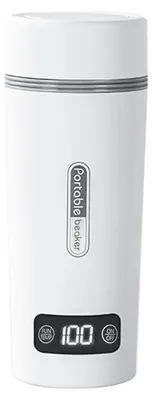 Tragbarer Wasserkocher 0,4 L, Edelstahl, 4 Temperaturen, EU-Stecker