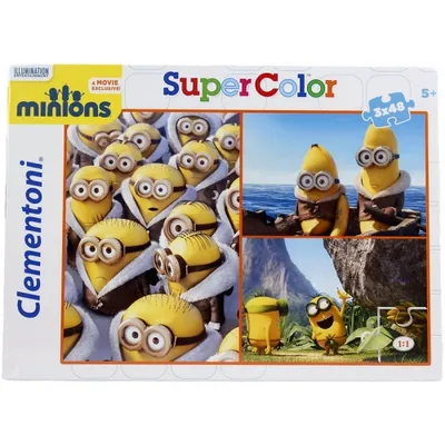 Produktbild von Minions Puzzle 3x48