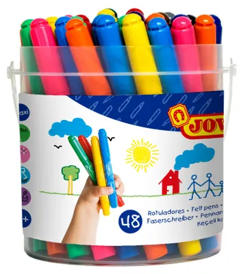 Produktbild von Jovi 1748, Fettdruck, 12 Farben, Mehrfarbig, 5,8 mm, Mehrfarbig, Rund
